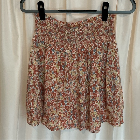 Rails Multicolor Floral Mini Skirt - Picture 1 of 4
